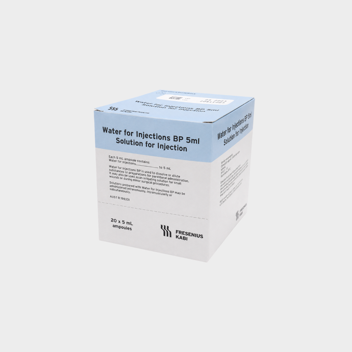 Fresenius Kabi Water for Injection 5ml ampoules