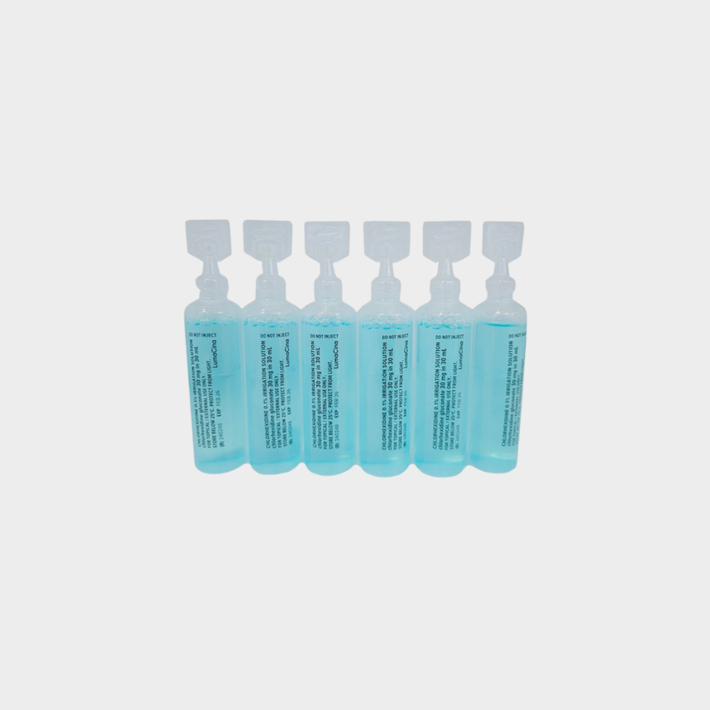 Chlorhexidine Irrigation Solution 0.1% 30ml Steritube Ampoules